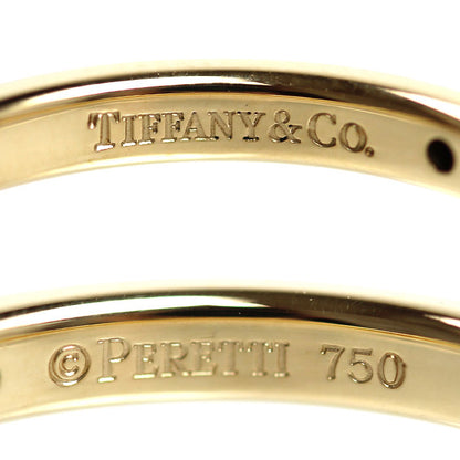 TIFFANY&Co. ティファニー K18YG イエローゴールド スタッキング バンド リング・指輪 60016281 ダイヤモンド 18号 4.5g ユニセックス【中古】【美品】