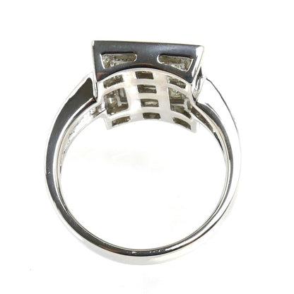 Pt900プラチナ リング・指輪 ダイヤモンド2.12ct 14.5号 11.0g レディース【中古】【美品】