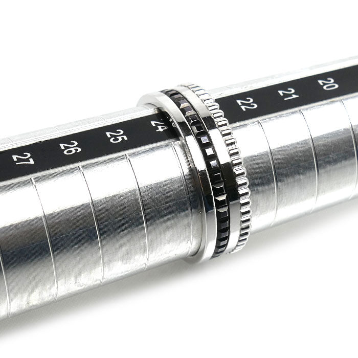 Boucheron ブシュロン K18WG ホワイトゴールド ブラックPVD キャトル ブラック スモール リング・指輪 JRG01790 23号 64 8.8g メンズ【中古】【美品】
