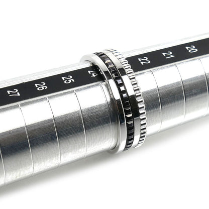 Boucheron ブシュロン K18WG ホワイトゴールド ブラックPVD キャトル ブラック スモール リング・指輪 JRG01790 23号 64 8.8g メンズ【中古】【美品】