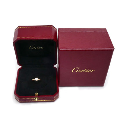 CARTIER カルティエ K18PG ピンクゴールド ディアマンレジェ リング・指輪 ダイヤモンド 4号 2.2g レディース【中古】【美品】