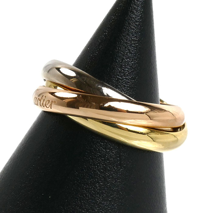 CARTIER カルティエ K18PG ピンクゴールド K18YG イエローゴールド K18WG トリニティ リング・指輪 B4234259 19号 59 10.0g レディース【中古】【美品】