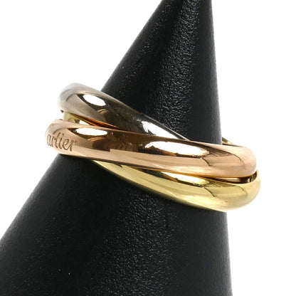 CARTIER カルティエ K18PG ピンクゴールド K18YG イエローゴールド K18WG トリニティ リング・指輪 B4234259 19号 59 10.0g レディース【中古】【美品】