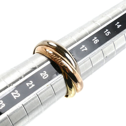 CARTIER カルティエ K18PG ピンクゴールド K18YG イエローゴールド K18WG トリニティ リング・指輪 B4234259 19号 59 10.0g レディース【中古】【美品】