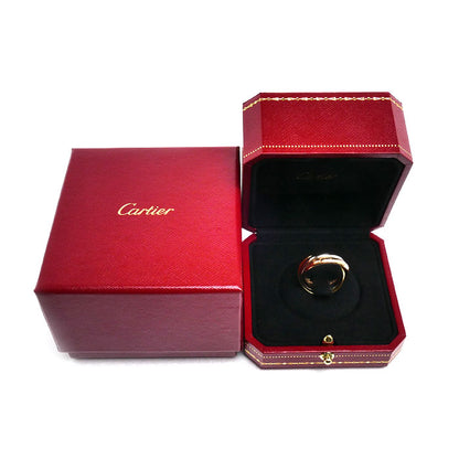 CARTIER カルティエ K18PG ピンクゴールド K18YG イエローゴールド K18WG トリニティ リング・指輪 B4234259 19号 59 10.0g レディース【中古】【美品】