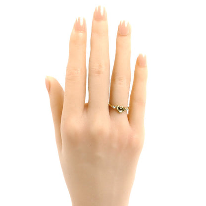 TIFFANY&Co. ティファニー K18YG イエローゴールド フルハート リング・指輪 ダイヤモンド 8号 1.9g レディース【中古】