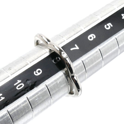 CHANEL シャネル K18WG ホワイトゴールド カメリア 1Pダイヤ リング・指輪 ダイヤモンド 11号 51 2.4g レディース【中古】【美品】