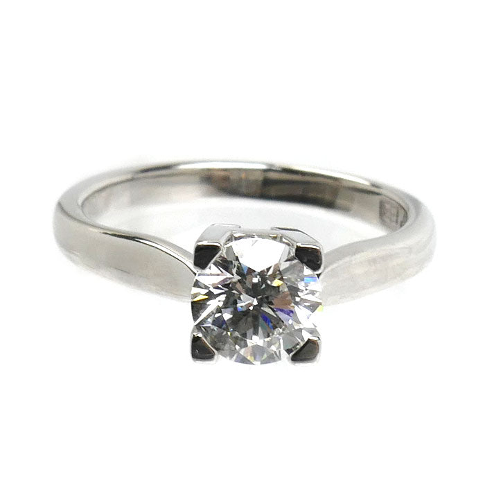 HARRY WINSTON ハリーウィンストン Pt950プラチナ HW リング・指輪 RGDPRD007HWL ダイヤモンド0.72ct 7号 4.1g レディース【中古】【美品】