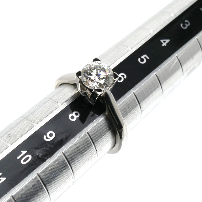 HARRY WINSTON ハリーウィンストン Pt950プラチナ HW リング・指輪 RGDPRD007HWL ダイヤモンド0.72ct 7号 4.1g レディース【中古】【美品】