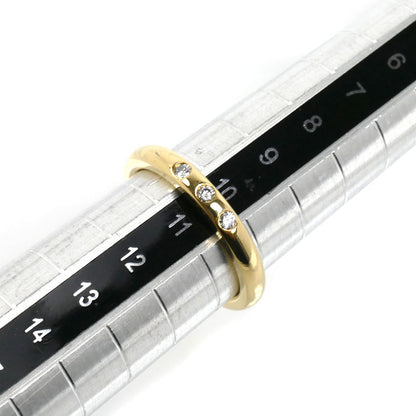 TIFFANY&Co. ティファニー K18YG イエローゴールド スタッキング バンド 3PD リング・指輪 60017119 ダイヤモンド 10号 3.9g レディース【中古】