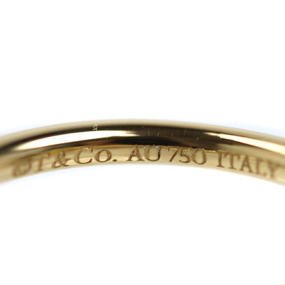 TIFFANY&Co. ティファニー K18YG イエローゴールド Tワイヤー リング・指輪 60147102 ダイヤモンド 7.5号 2.3g レディース【中古】