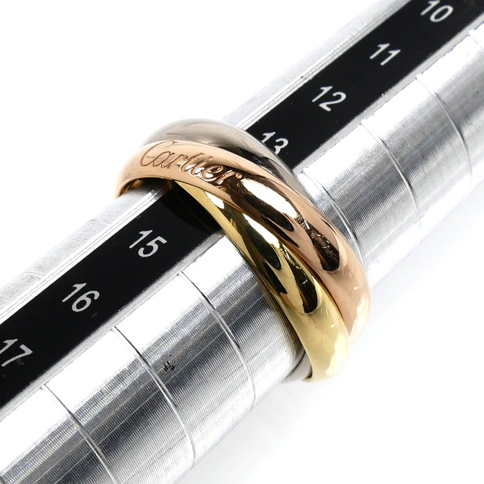 CARTIER カルティエ K18PG ピンクゴールド K18YG イエローゴールド K18WG トリニティ リング・指輪 B4234254 13.5号 54 8.4g レディース【中古】【美品】