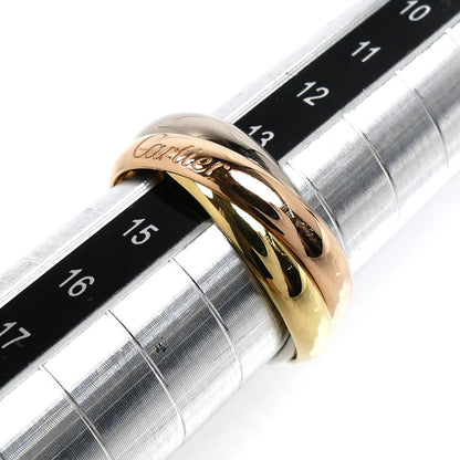 CARTIER カルティエ K18PG ピンクゴールド K18YG イエローゴールド K18WG トリニティ リング・指輪 B4234254 13.5号 54 8.4g レディース【中古】【美品】