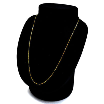 CARTIER カルティエ K18YG イエローゴールド チェーン ネックレス B7060700 2.9g 38/42/46cm レディース【中古】【美品】