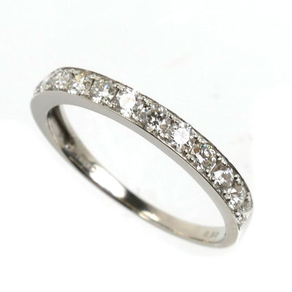 Pt900プラチナ ハーフエタニティ リング・指輪 ダイヤモンド0.50ct 12号 1.9g レディース【中古】【美品】