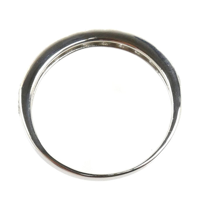 Pt900プラチナ ハーフエタニティ リング・指輪 ダイヤモンド0.50ct 12号 1.9g レディース【中古】【美品】