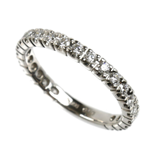 Pt900プラチナ エタニティ リング・指輪 ダイヤモンド0.56ct 15号 4.0g レディース【中古】【美品】