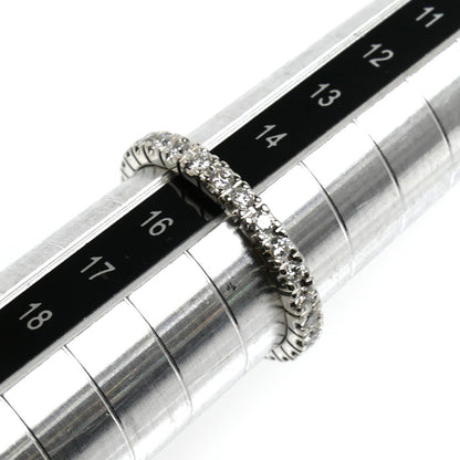 Pt900プラチナ エタニティ リング・指輪 ダイヤモンド0.56ct 15号 4.0g レディース【中古】【美品】
