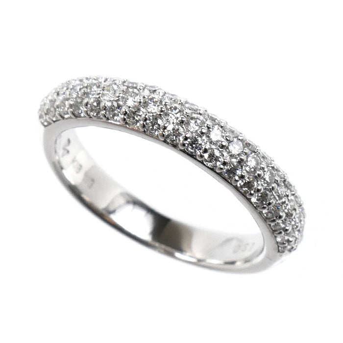 Ponte Vecchio ポンテヴェキオ K18WG ホワイトゴールド リング・指輪 ダイヤモンド0.50ct 10号 3.7g レディース【中古】【美品】