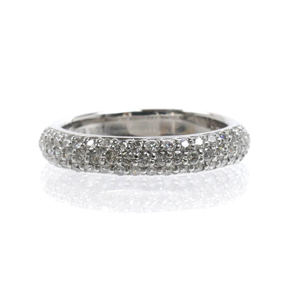 Ponte Vecchio ポンテヴェキオ K18WG ホワイトゴールド リング・指輪 ダイヤモンド0.50ct 10号 3.7g レディース【中古】【美品】