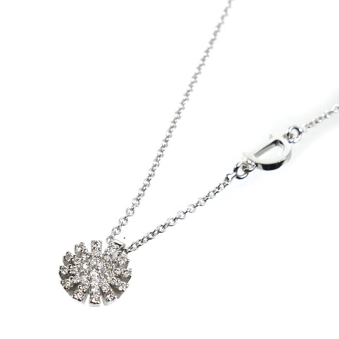 Damiani ダミアーニ K18WG ホワイトゴールド マルゲリータ ネックレス 20088140 ダイヤモンド 3.2g 42/50cm レディース【中古】【美品】