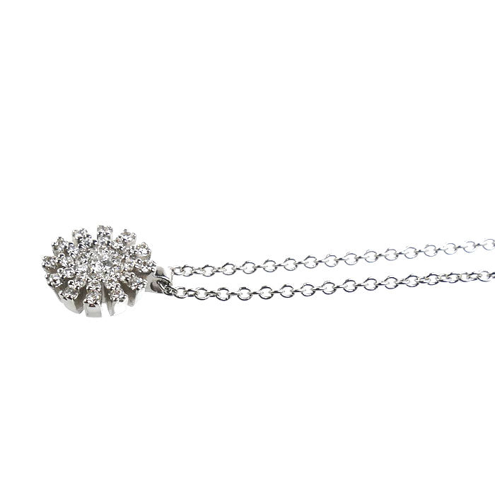 Damiani ダミアーニ K18WG ホワイトゴールド マルゲリータ ネックレス 20088140 ダイヤモンド 3.2g 42/50cm レディース【中古】【美品】