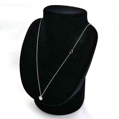 Damiani ダミアーニ K18WG ホワイトゴールド マルゲリータ ネックレス 20088140 ダイヤモンド 3.2g 42/50cm レディース【中古】【美品】