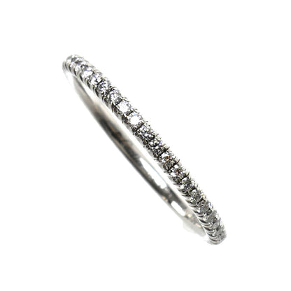 CARTIER カルティエ K18WG ホワイトゴールド フルエタニティ リング・指輪 B4210450 ダイヤモンド 10号 50 1.2g レディース【中古】【美品】