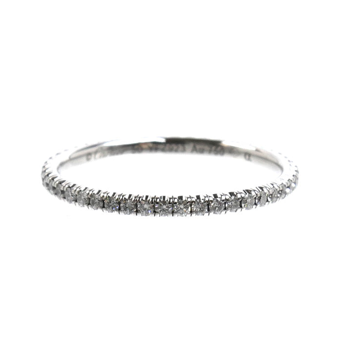 CARTIER カルティエ K18WG ホワイトゴールド フルエタニティ リング・指輪 B4210450 ダイヤモンド 10号 50 1.2g レディース【中古】【美品】