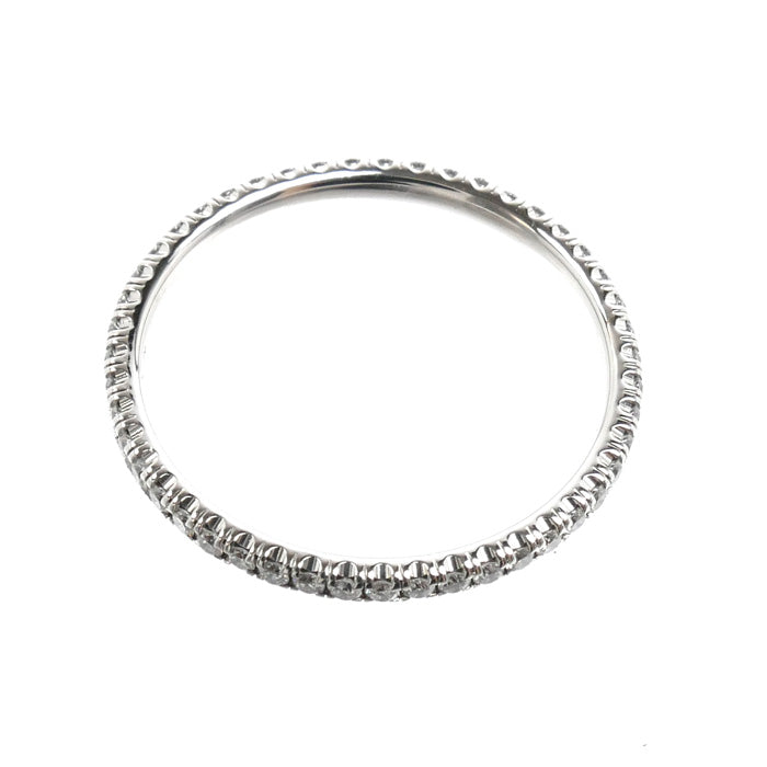 CARTIER カルティエ K18WG ホワイトゴールド フルエタニティ リング・指輪 B4210450 ダイヤモンド 10号 50 1.2g レディース【中古】【美品】