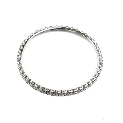 CARTIER カルティエ K18WG ホワイトゴールド フルエタニティ リング・指輪 B4210450 ダイヤモンド 10号 50 1.2g レディース【中古】【美品】