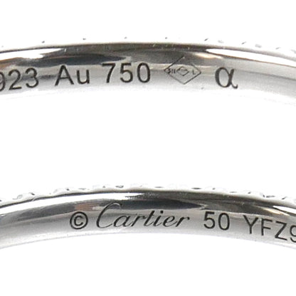 CARTIER カルティエ K18WG ホワイトゴールド フルエタニティ リング・指輪 B4210450 ダイヤモンド 10号 50 1.2g レディース【中古】【美品】