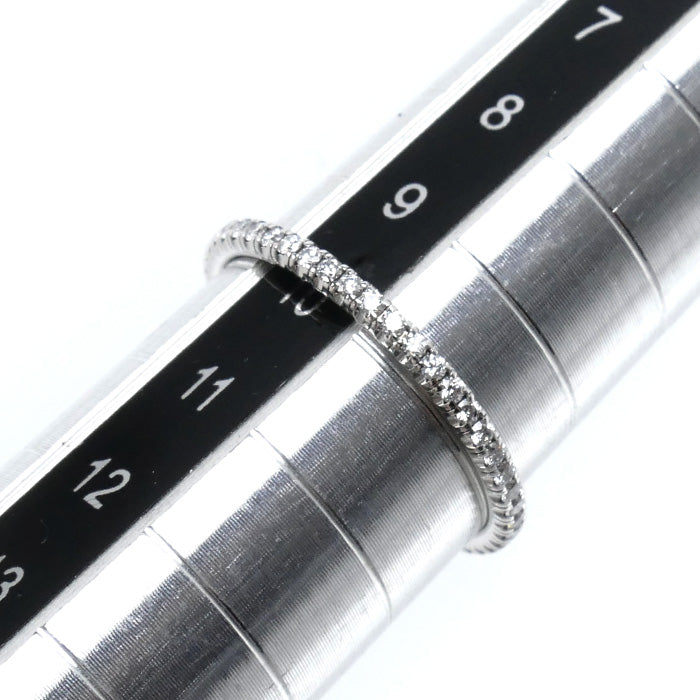 CARTIER カルティエ K18WG ホワイトゴールド フルエタニティ リング・指輪 B4210450 ダイヤモンド 10号 50 1.2g レディース【中古】【美品】