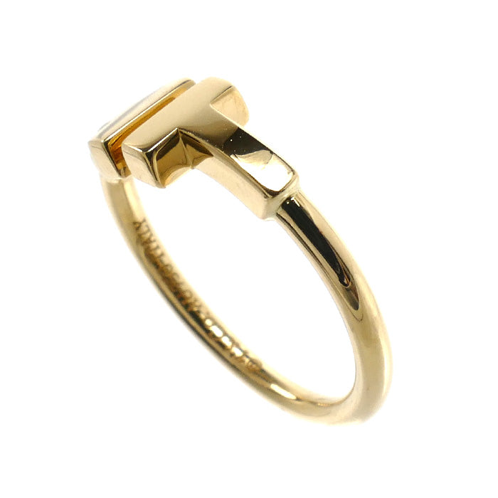TIFFANY&Co. ティファニー K18YG イエローゴールド Tワイヤー リング・指輪 60147347 7号 2.8g レディース【中古】【美品】