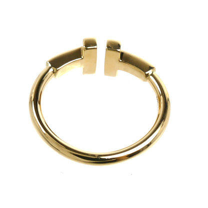 TIFFANY&Co. ティファニー K18YG イエローゴールド Tワイヤー リング・指輪 60147347 7号 2.8g レディース【中古】【美品】