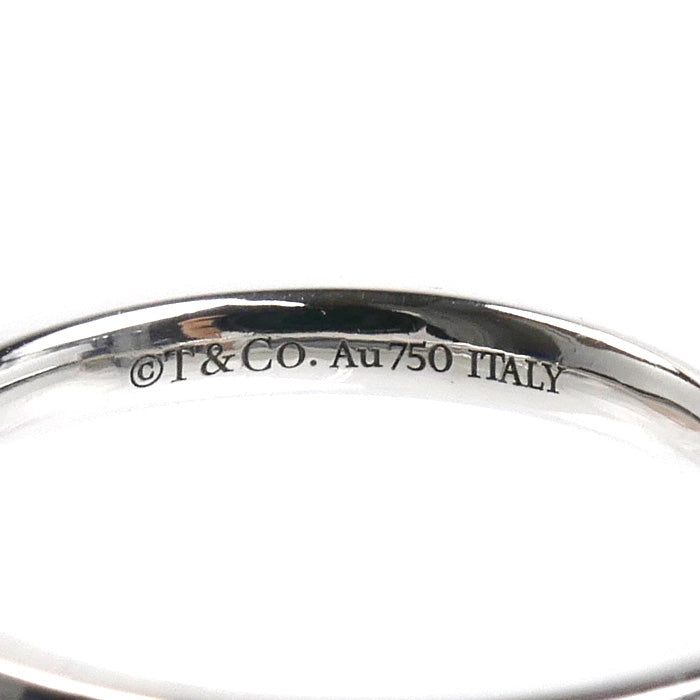 TIFFANY&Co. ティファニー K18WG ホワイトゴールド Tワン リング・指輪 67795571 ダイヤモンド 13号 4.3g レディース【中古】【美品】