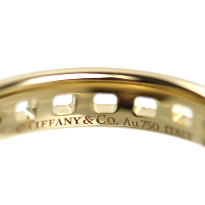 TIFFANY&Co. ティファニー K18YG イエローゴールド T トゥルー ナロー リング・指輪 62507802 9号 3g レディース【中古】
