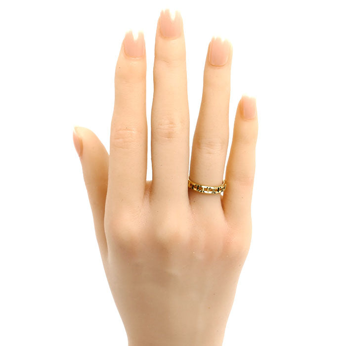 TIFFANY&Co. ティファニー K18YG イエローゴールド T トゥルー ナロー リング・指輪 62507802 9号 3g レディース【中古】