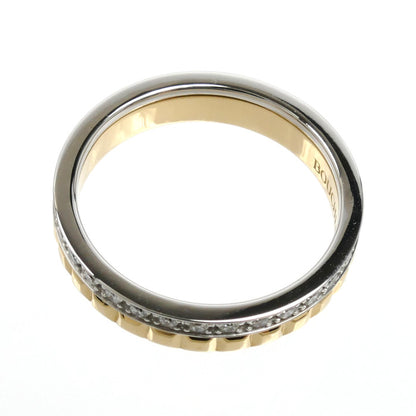 Boucheron ブシュロン K18YG イエローゴールド K18WG ホワイトゴールド キャトル ラディアント ハーフ リング・指輪 JAL00279 ダイヤモンド 8号 48 3.4g レディース【中古】【美品】
