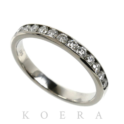 Pt950プラチナ リング・指輪 ダイヤモンド0.47ct 11号 3.2g レディース【中古】