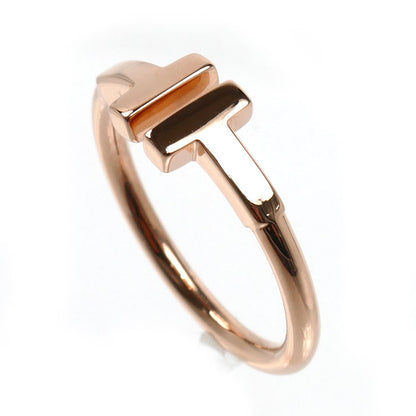 TIFFANY&Co. ティファニー K18PG ピンクゴールド Tワイヤー リング・指輪 7.5号 2.8g レディース【中古】【美品】