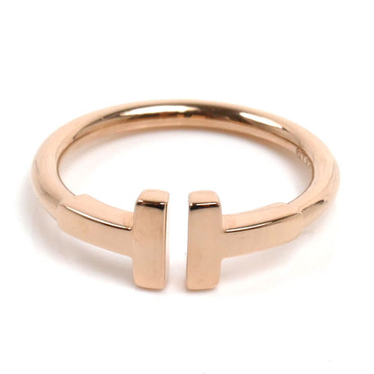 TIFFANY&Co. ティファニー K18PG ピンクゴールド Tワイヤー リング・指輪 7.5号 2.8g レディース【中古】【美品】