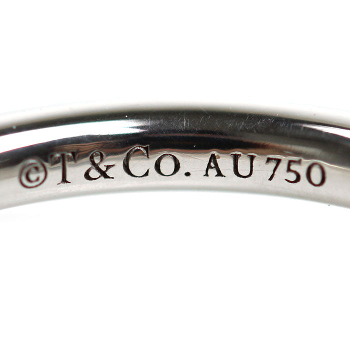 TIFFANY&Co. ティファニー K18WG ホワイトゴールド Tワイヤー リング・指輪 60148369 9号 3.3g レディース【中古】【美品】