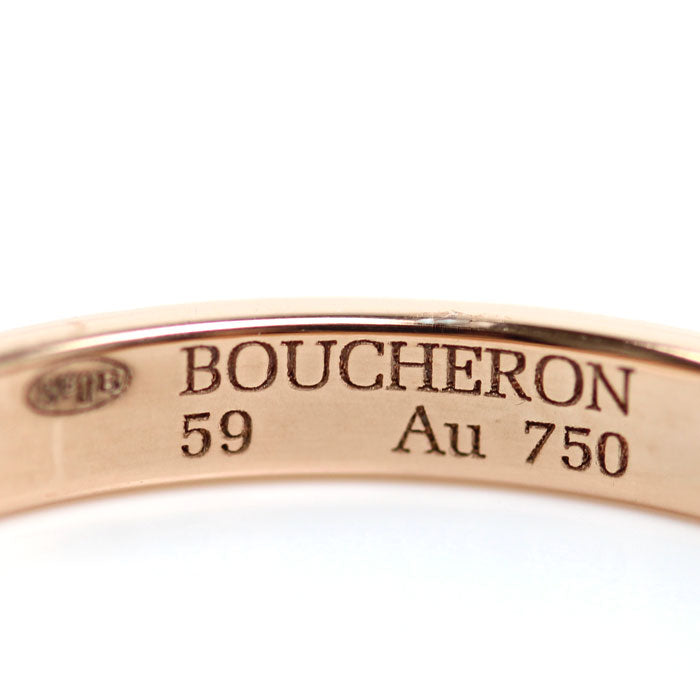 Boucheron ブシュロン K18PG ピンクゴールド キャトル クルドパリ ミディアム リング・指輪 JAL00108 18.5号 59 3.8g メンズ【中古】