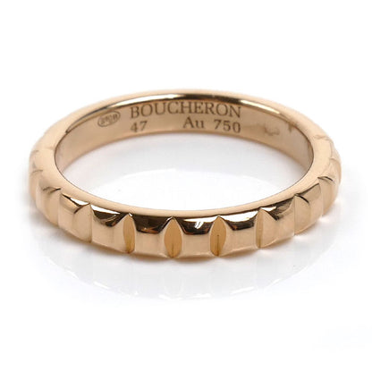 Boucheron ブシュロン K18PG ピンクゴールド キャトル クルドパリ ミディアム リング・指輪 JAL00108 7号 47 3.1g レディース【中古】【美品】