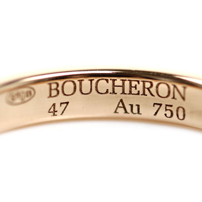 Boucheron ブシュロン K18PG ピンクゴールド キャトル クルドパリ ミディアム リング・指輪 JAL00108 7号 47 3.1g レディース【中古】【美品】