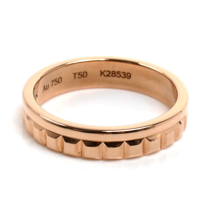 Boucheron ブシュロン K18PG ピンクゴールド キャトル ラディアント ハーフ リング・指輪 JAL00249 10号 50 3.8g レディース【中古】【美品】