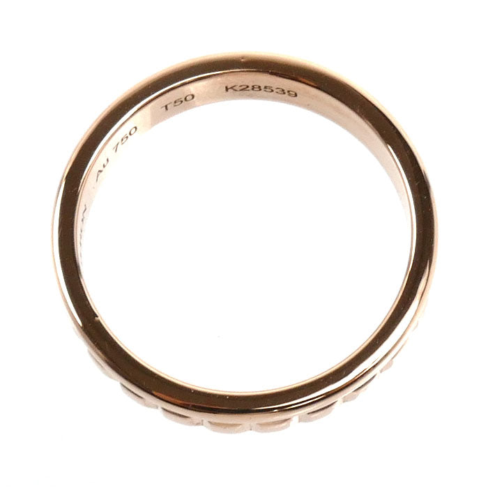 Boucheron ブシュロン K18PG ピンクゴールド キャトル ラディアント ハーフ リング・指輪 JAL00249 10号 50 3.8g レディース【中古】【美品】