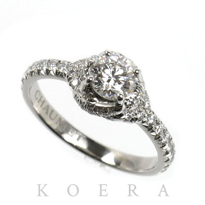 Chaumet ショーメ Pt950プラチナ リアン ダムール リング・指輪 J3LG22 ダイヤモンド0.50ct 11号 4.2g レディース【中古】【美品】