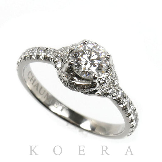 Chaumet ショーメ Pt950プラチナ リアン ダムール リング・指輪 J3LG22 ダイヤモンド0.50ct 11号 4.2g レディース【中古】【美品】